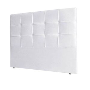 Guarda Roupa Casal 6000 E Cômoda 8000 Com Pés Reto News E Cabeceira Luiza 140 Cm Branco - Araplac