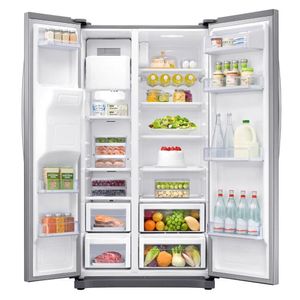 Geladeira Frost Free Samsung Side by Side 501L Cor Inox Look RS50N3413S8
