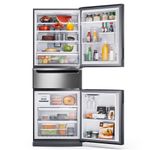 Geladeira Frost Free Brastemp Inverse 3 419 litros cor Inox