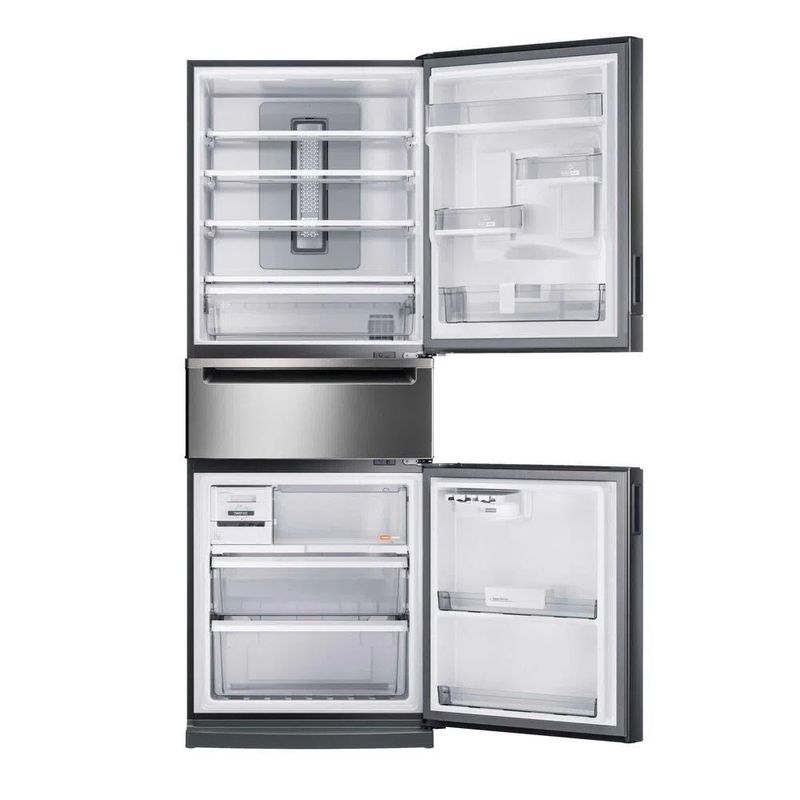 Geladeira Frost Free Brastemp 419 litros cor Inox BRY59BK