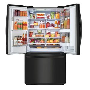 Geladeira Smart LG French Door Inverter 525L Preto Fosco com Instaview Door-in-Door™ e Hygiene Fresh+™ GR-X228NMS