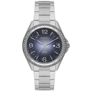 Relógio Orient Feminino Ref:Fbss1195 D2sx Casual Prateado
