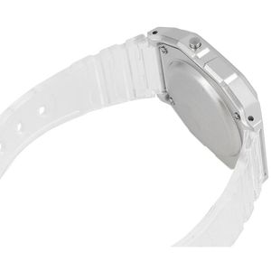 Relógio Casio Feminino Ref:F-91ws-7df Vintage Digital Transparente