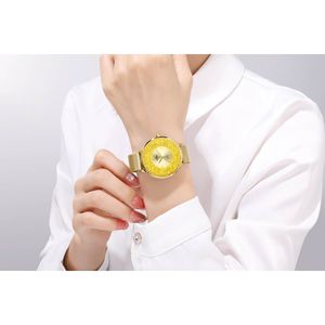 Relógio Backer Feminino Ref:14030145f Ch Fashion Dourado