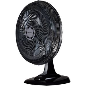 Ventilador De Mesa 50cm Turbo 6 Pas Oscilante Premium Preto 220v