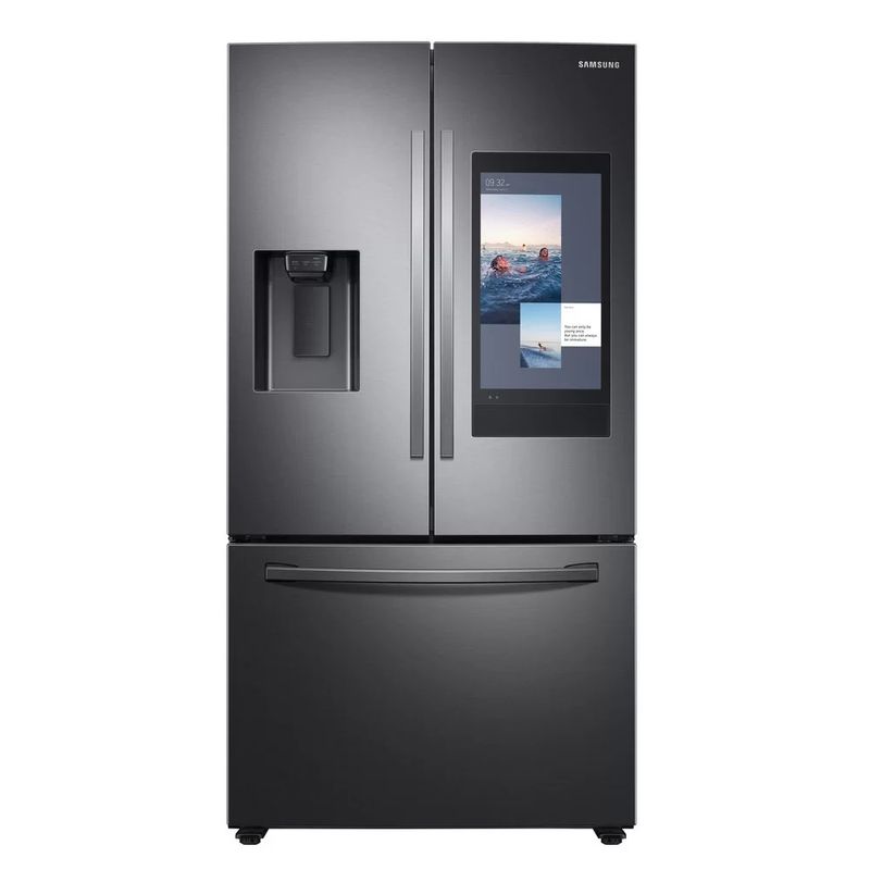 Geladeira Frost Free Samsung French Door 614L Black Inox RF27T