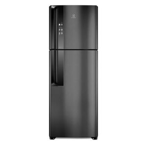 Geladeira Electrolux Top Freezer Frost Free Efficient Inox Preto Look com Autosense 474L IF56B