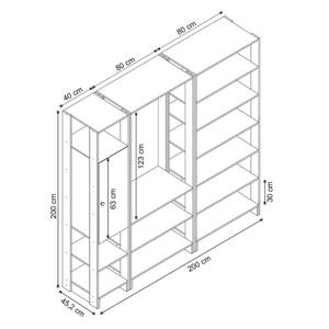 Closet Multi Yes Com Cabideiro Porta e 12 Prateleiras Nova Mobile - Montana