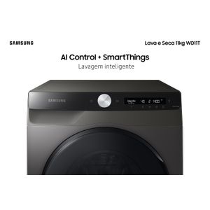 Lava e Seca Samsung  Smart 11kg Inox WD11T