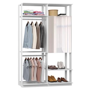 Módulo Closet com 2 Peças Be Mobiliario - Branco TX