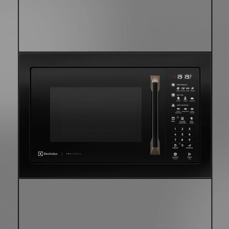 Micro-Ondas de Embutir Electrolux Pro Series 34L Preto