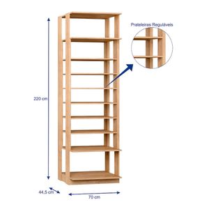 Módulo Closet Sapateira Be Mobiliario - Nature