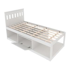 Cama Solteiro com 1 Porta e Nichos Espaço Pet Multimóveis CR40112