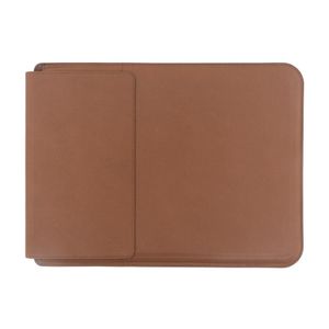 Capa Sleeve com Suporte e Deskpad Marrom para Macbook 16’’