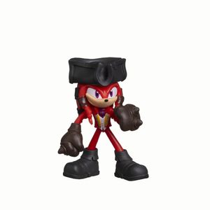 Kit 3 Bonecos Col 6,5cm Sonic, Knuckles Pirata e Rusty Rose