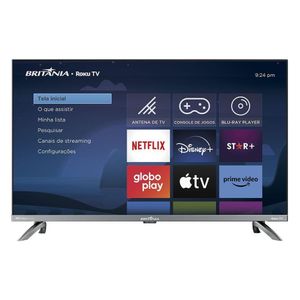 SmartTv 32” Britânia BTV32G7PR2CSGBLH LED Dolby Audio Bivolt