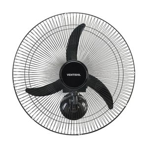 Ventilador De Parede Ventisol Oscilante 60 Cm Metal Preta 1400Rpm Bivolt