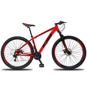 Bicicleta Aro 29 Ksw 24V Acera,/K7 21" Vermelho/Preto