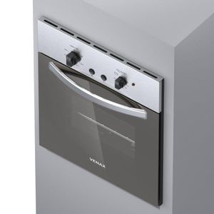 Forno de Embutir Venax à Gás 50 Litros Cristallo GIII Gás GLP Inox 220V