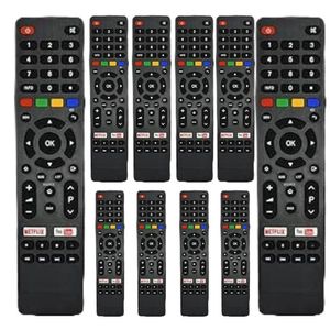 Kit 10 Controles Remoto Tv Philco E Britânia Le-7095 Preto