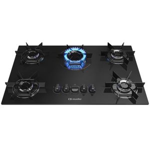 Cooktop Mueller 5 Bocas Queimador Ultra Chama Mcg115bb Bivolt