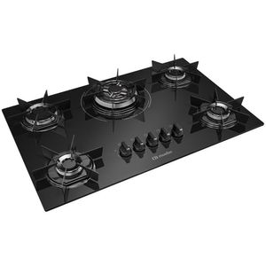 Cooktop Mueller 5 Bocas Queimador Tripla Chama MCG5BC Bivolt