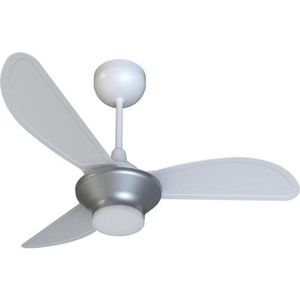 Ventilador De Teto Ventisol Mistral 3 Pás Branco/cinza Bivolt