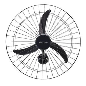 Ventilador De Parede 60Cm 127V New Premium Preto Ventisol