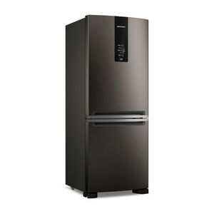 Geladeira Brastemp 447 Litros Frost Free Inverse com Smart Flow e Fresh Box Black Inox BRE57FE 127V