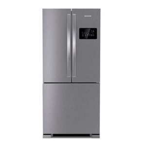 Geladeira Brastemp 554 Litros Frost Free Side Inverse 3 Portas Inox Bro85ak 220V