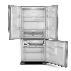 Geladeira Brastemp 554 Litros Frost Free Side Inverse 3 Portas Inox Bro85ak 220V