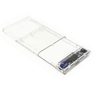 Case Hd Externo 2.5 E Sata Ssd Usb 3.0 Transparente Exbom