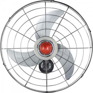 Ventilador De Parede 68cm Bivolt Power Preto/prata Ventisol