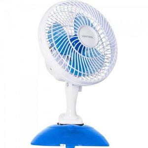 Ventilador De Mesa Ventisol Mini 20 Azul/branco 127v