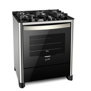 Fogão de Piso Fischer 5Q TC Gran Cheff Gás Com Dourador INOX 127V