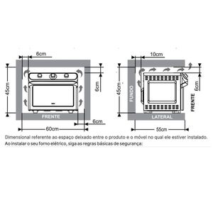 Air Forno Elétrico Mueller 35 Litros Prata Função Fryer 220V