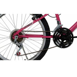 Bicicleta Model Aro 24 18 Marchas Athor Rosa