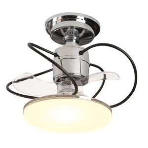 Ventilador de Teto Treviso Cromado Elegance LED Contr Remoto