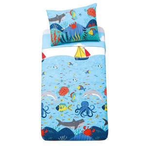 Jogo de Cama Solteiro Kids Priori Sea Fun 130 Fios Dohler