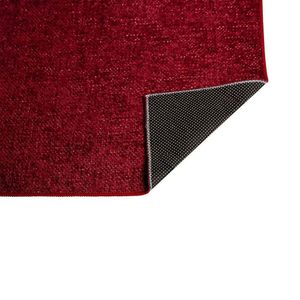 Tapete Sala Antiderrapante Linen 06 Vermelho 2,00x2,50m