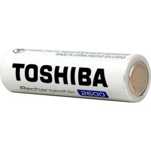 Pilha Recarregável Aa Toshiba 2600 Mah Blister C/ 2 Unidades