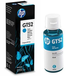 Refil De Tinta Hp Gt52 Ciano 70Ml P/ Hp Deskjet Gt 5822