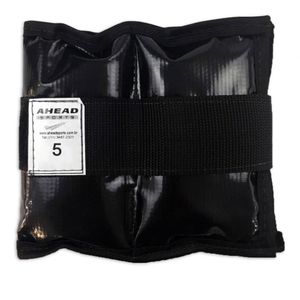 Caneleira de Peso Preta 5 Kg Ahead Sports AFF339