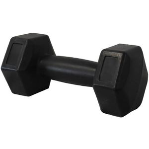 Halter Dumbell Cement Sextavado Bonafit 6kg Preto