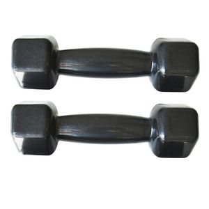 Par de Halter Dumbell Sextavado 5 Kg Preto Ahead Sports