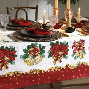 Toalha Mesa Retangular Athenas 160x250cm Natal 107 Dohler