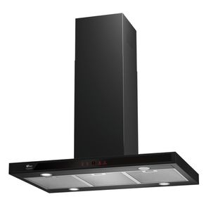 Coifa De Ilha Fischer Platinium Ebony 90 Cm PRETO 220V