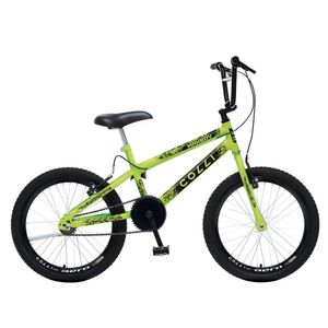 Bicicleta Colli Max Boy Aro 20 Freio V-Brake Sem Marcha - Amarelo Neon