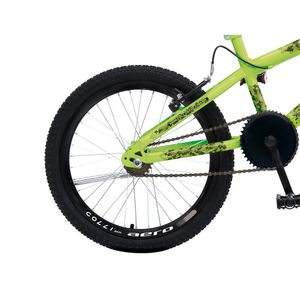 Bicicleta Colli Max Boy Aro 20 Freio V-Brake Sem Marcha - Amarelo Neon