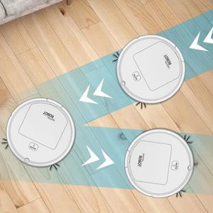 Aspirador de Pó Inteligente Automático Recarregável Robô de Absorção Varredura Carregamento via USB
